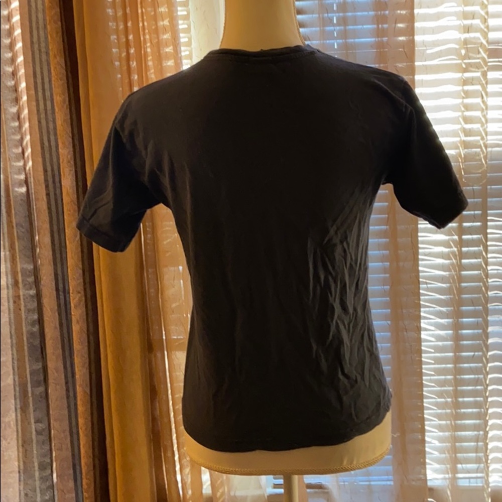 πUS POLO ASSN Blue T-shirt w/white orange print - Picture 2 of 6